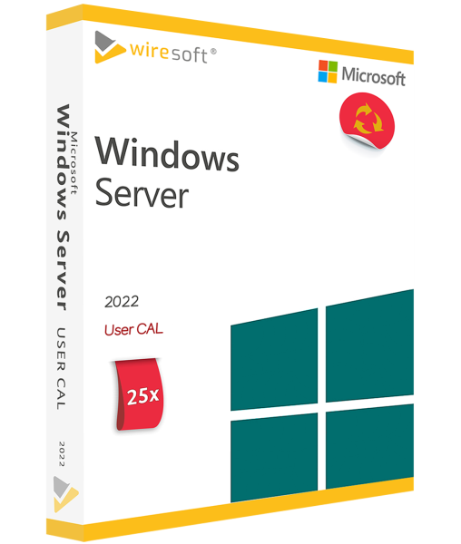 MICROSOFT WINDOWS SERVER 2022 - 25 PACK USER CAL